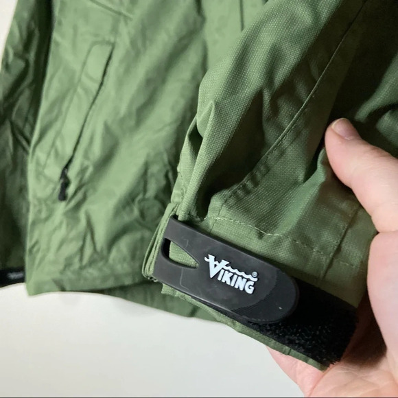Viking Creekside Rain Jacket Gorpcore Wind Resistant Medium Outdoor Utility - Picture 4 of 13